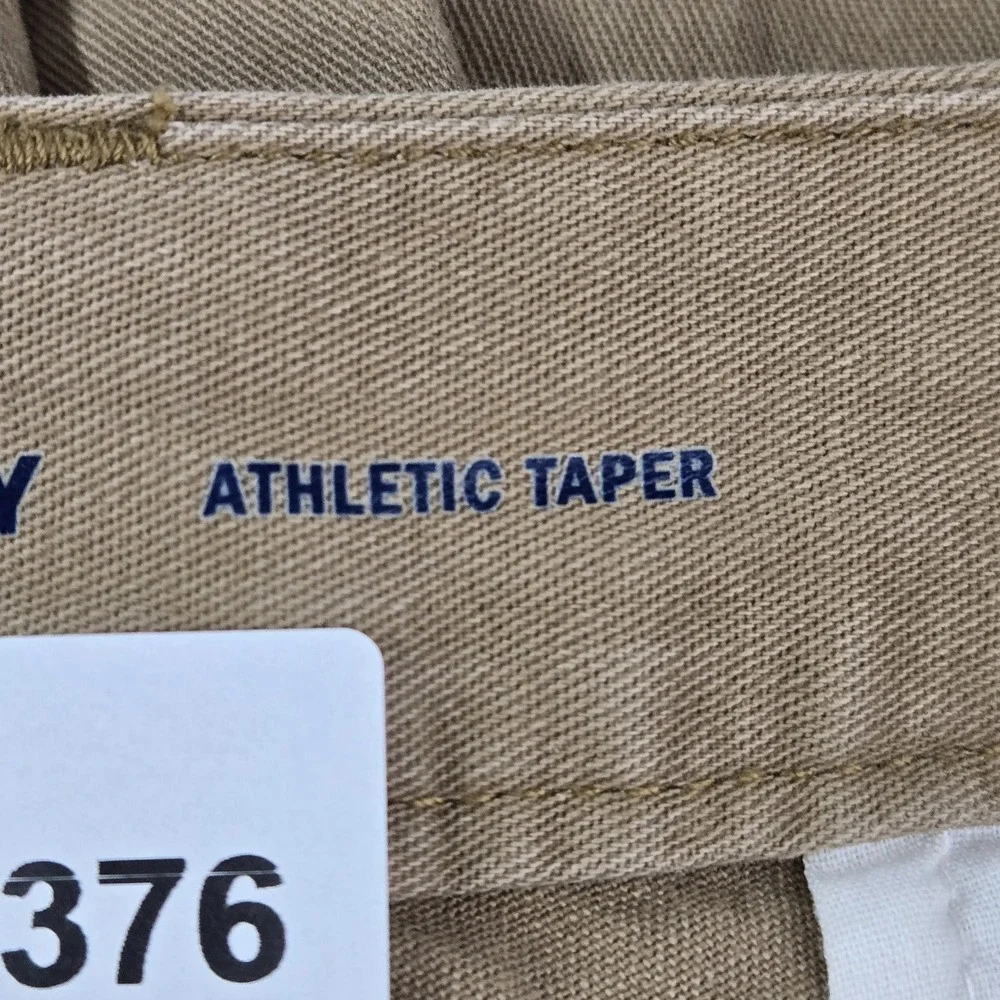 Old Navy Men Pants 32X30 Brown Chino‎ Twill Athletic Taper Button 28